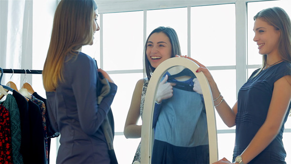 At The Mirror Looking At His New Clothes alt