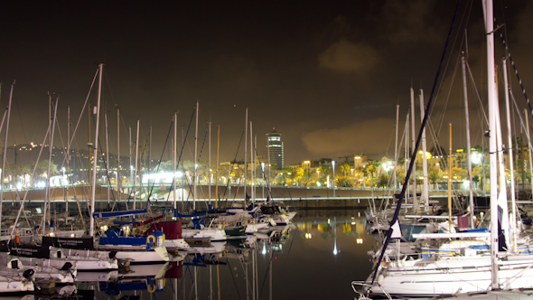 Barcelona Port Vell Harbour Boats 3