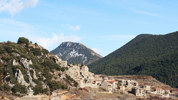 Pyrenees Mountains Village 1