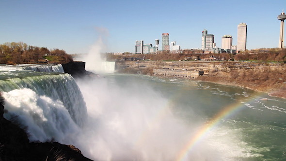 Niagara Falls Rainbow Usa Canada 5