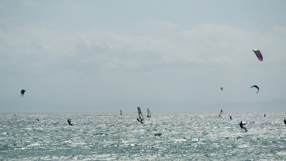 Kite Surf In Tarifa, Andalusia Spain 3 alt