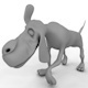 low poly dog  - 3DOcean Item for Sale