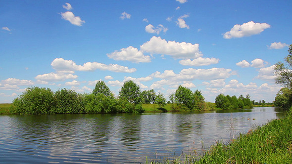 Clouds Over Lake