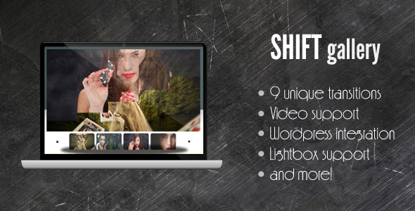 SHIFT Gallery - support for image/div/video/swf