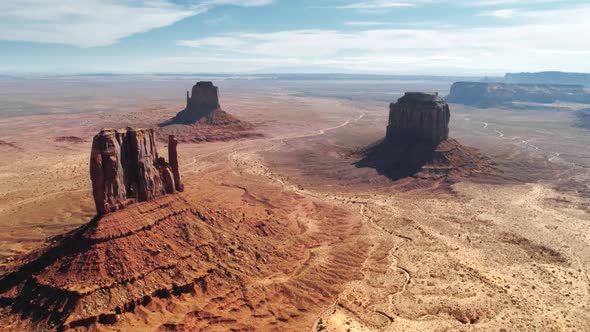 Scenic Aerial Wild Nature Landscape