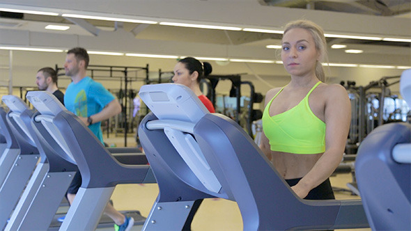 Training in the Gym on the Treadmill