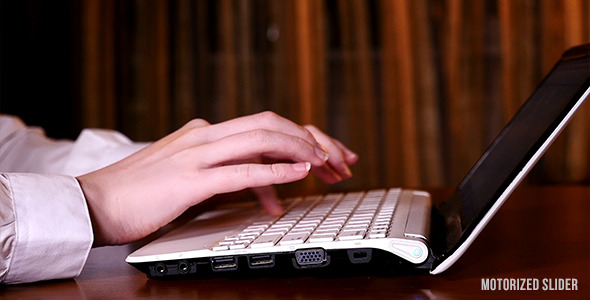 Girl Using Netbook alt