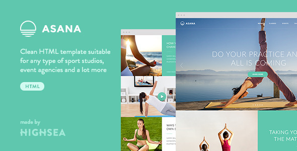Asana - Sport and Yoga HTML Template
