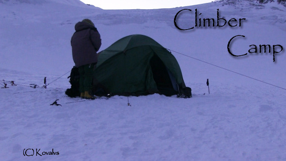 Climber Camping 