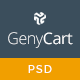 GenyCart - Clean & Modern eCommerce PSD Template - ThemeForest Item for Sale