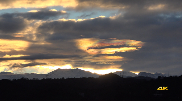 Before Sunrise Rainbow Colors Formation