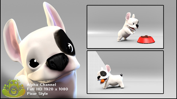 3D Animated Dog Pack 2