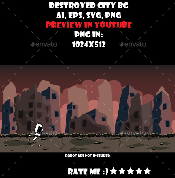 Cities 2D Game Assets from GraphicRiver