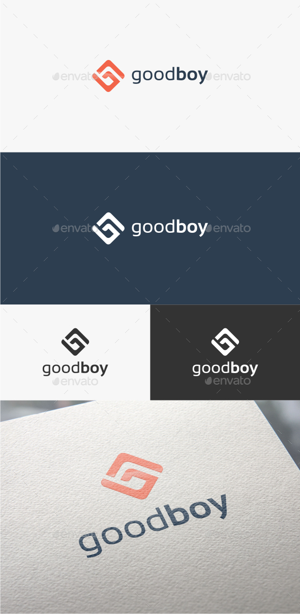 Good Boy Letter G - Logo Template