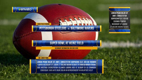 Lower Third Sport 3 alt