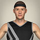 Realistic Male Basketball Player - 3DOcean Item for Sale