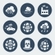 Vector Pollution Icons Set - GraphicRiver Item for Sale
