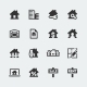 Vector Real Estate Mini Icons Set - GraphicRiver Item for Sale