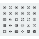 Vector Video Player Mini Icons Set - GraphicRiver Item for Sale