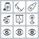 Vector Optometry Icons Set - GraphicRiver Item for Sale