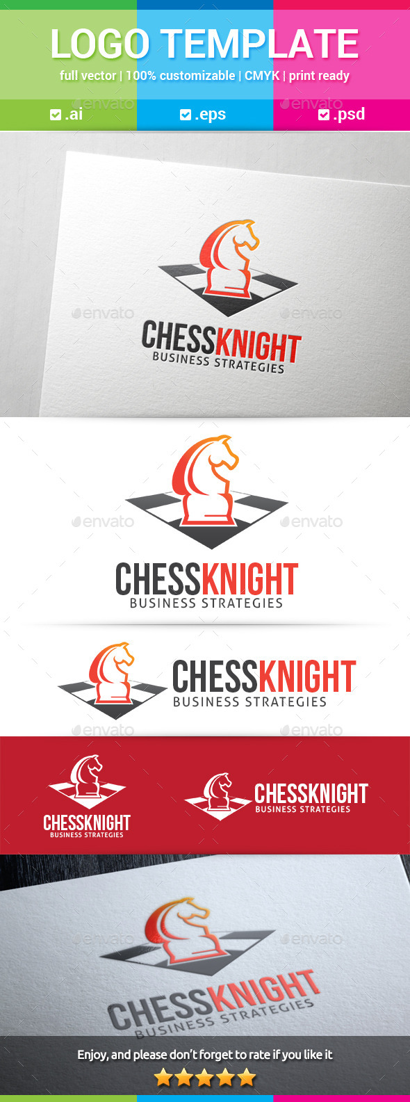 Chess Knight Logo
