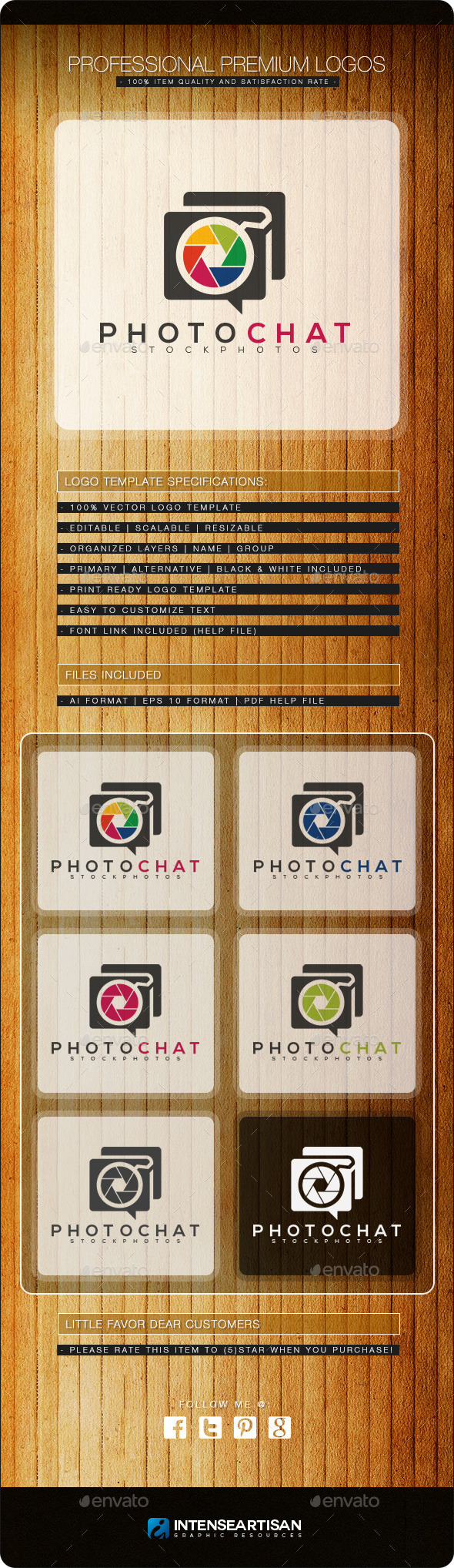 Photo Chat Logo Template