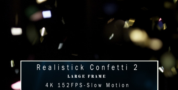 Realistic Confetti 2 - Large Frame alt