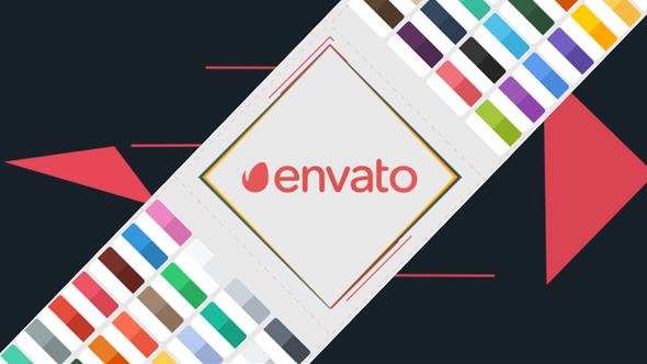 Flat Geometric Logo Intro alt