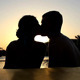 Lovers Kissing at Sunset - VideoHive Item for Sale