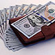 Rotation Money With Leather Wallet - VideoHive Item for Sale