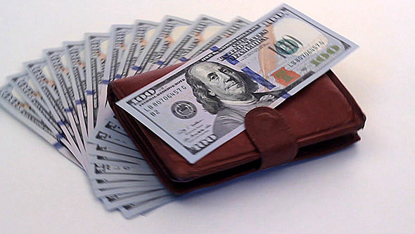 Rotation Money With Leather Wallet