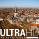 Aerial Footage Of A Small Village on A Hill  - VideoHive Item for Sale