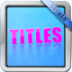 Fly Through Titles - VideoHive Item for Sale