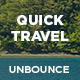 QuickTravel - Responsive Unbounce Landing Page - ThemeForest Item for Sale