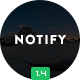 Notify - Notification Email + Themebuilder Access - ThemeForest Item for Sale