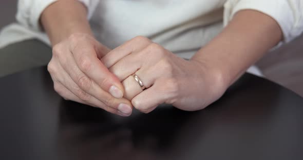 Woman Left Marriage Ring