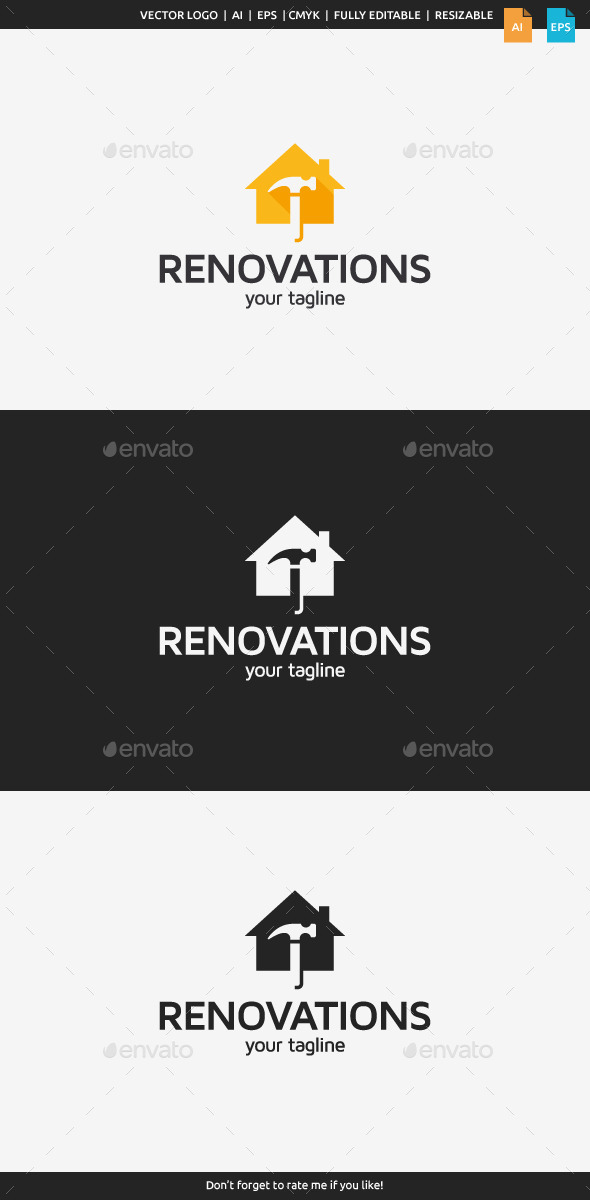 Home Renovations Logo Template