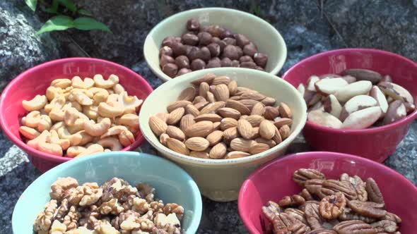 Bowls Of Mixed Nuts Outdoors (3 Of 4)