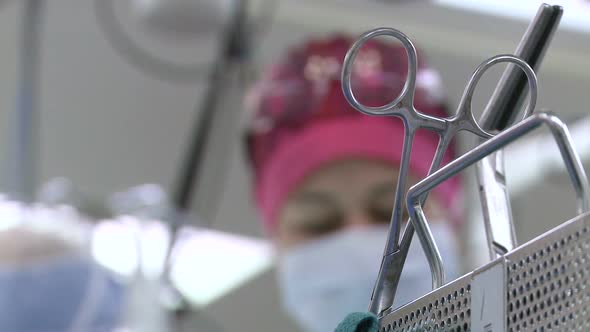 Surgical Clamp In Operating Room (2 Of 2)