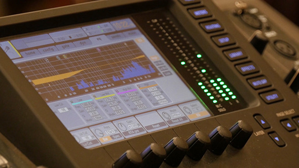 Video Interface Of Audio Digital Mixing Console
