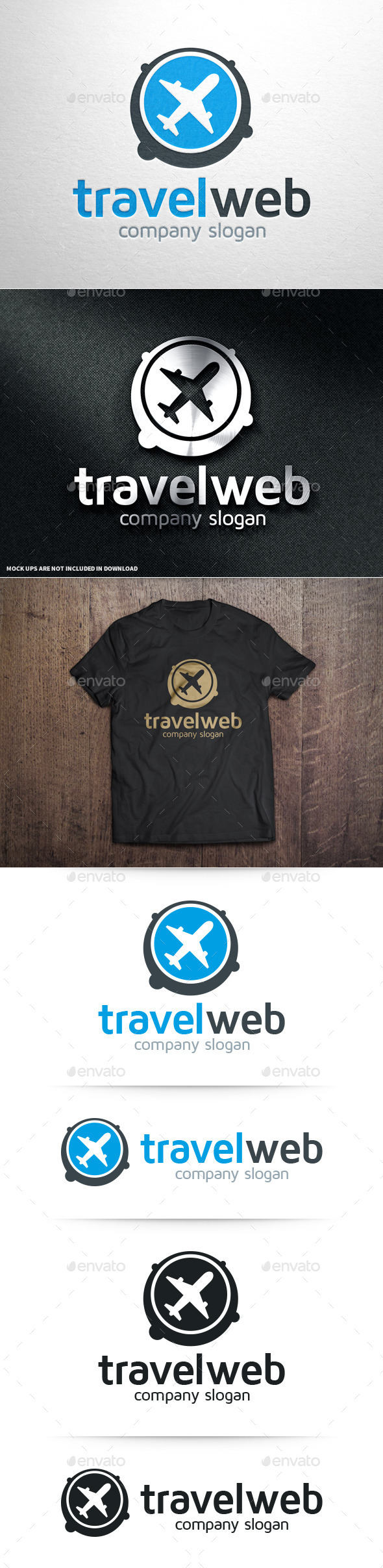 Travel Web Logo Template