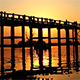 U Bein Wooden Bridge at Sunset 1 - VideoHive Item for Sale