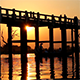 U Bein Wooden Bridge at Sunset 4 - VideoHive Item for Sale