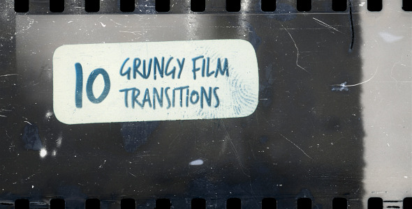 10 Grungy Film Transitions