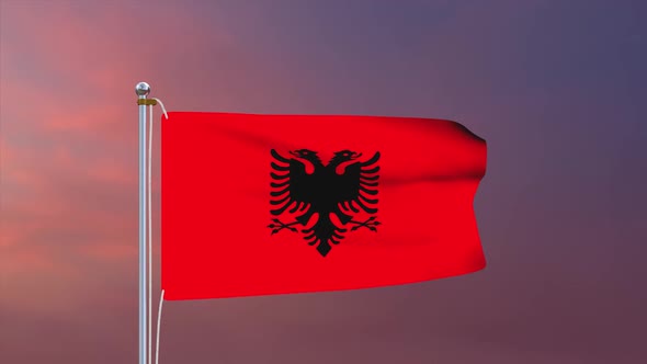 Albania Flag