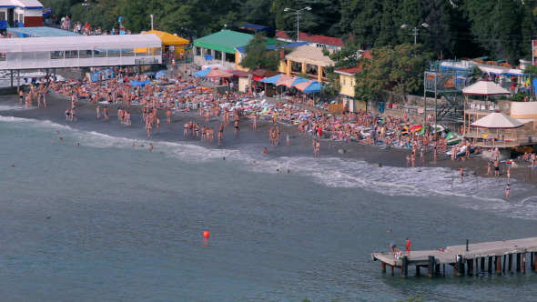 People Activity on the Beach