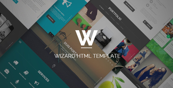 Wizard - Fullpage Portfolio HTML Template