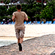 Man Running on the Beach 2 - VideoHive Item for Sale