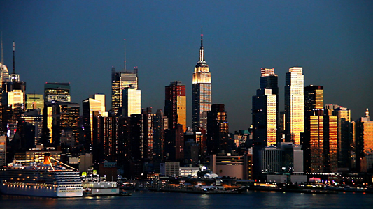 new york city blue nigth  full HD