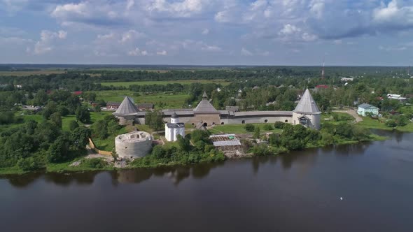 Flight Around Staraya Ladoga Fortress on Volkhov